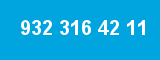 932 316 42 11 932 316 42 11